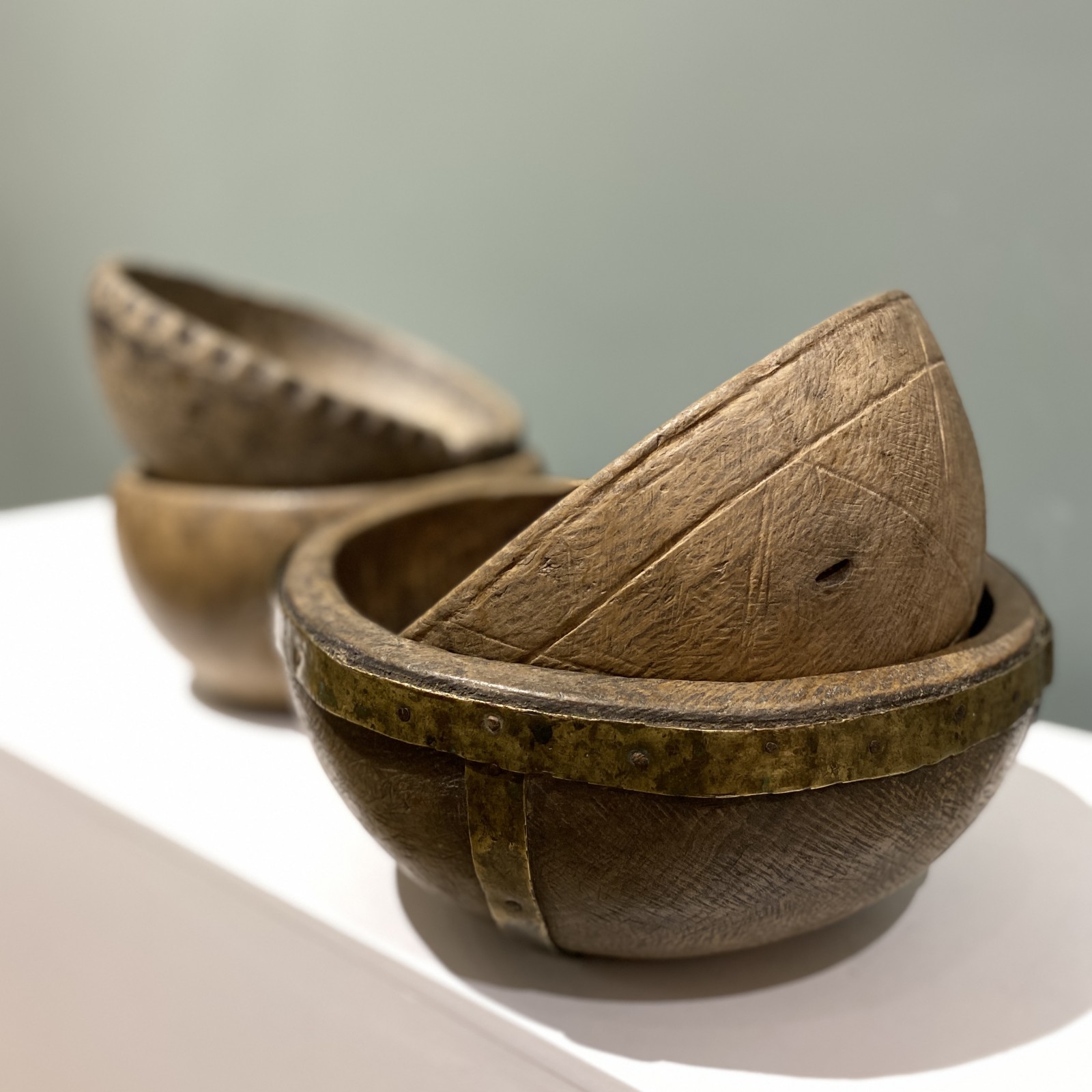collection of wood bowls